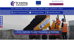 Desktop Screenshot of hr-training.co.uk